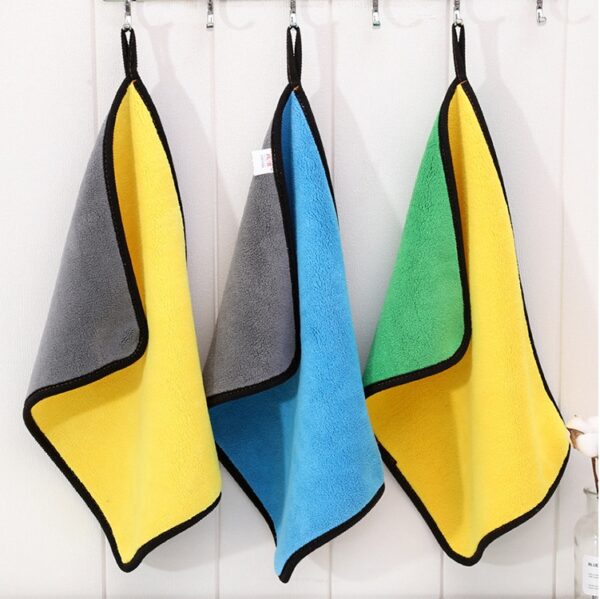 Two-color Couble-sided Car Dual-use Cleaning Car Wash Towel – Bild 8