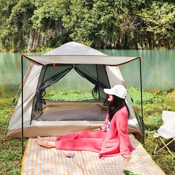 Fully Automatic Speed  Beach Camping Tent Rain Proof Multi Person Camping – Bild 9