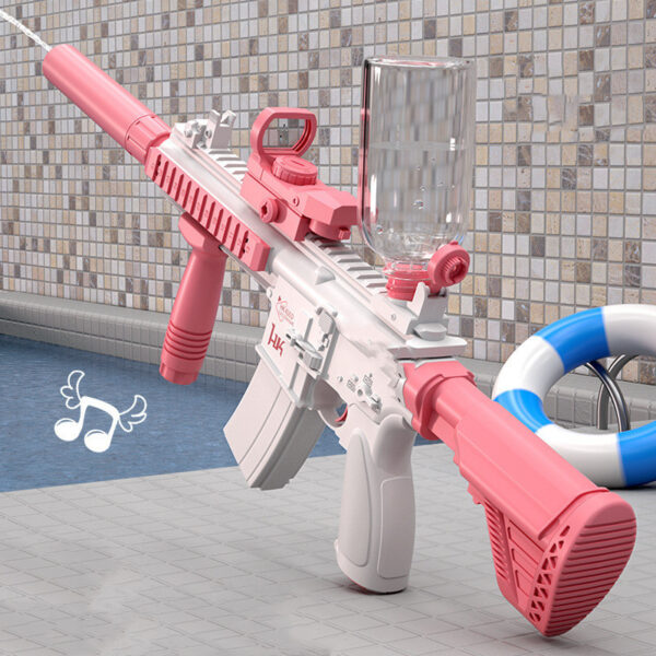 Summer Fully Automatic Electric Water Gun Rechargeable Long-Range Continuous Firing Party Game Kids Gift – Bild 4
