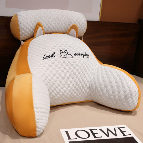 Sofa Fluffy Cushion Luncheon Pillow Triangle Reading Cushion Bedside Soft Large Backrest Lumbar Cushion Office Chair Cushion – Bild 3