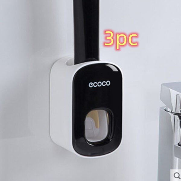 Wall Mounted Automatic Toothpaste Holder Bathroom Accessories Set Dispenser – Bild 3