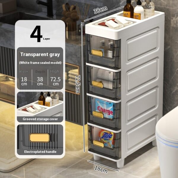 Thickened Storage Cabinet Living Room Snack Home Storage Rack – Bild 4