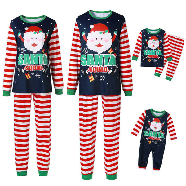 Santa Printed Parent-child Homeweare – Bild 2