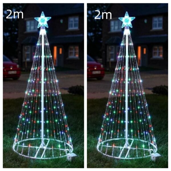 Multi Color LED Animated Outdoor Christmas Tree Lights Christmas Lights Christmas Garden Countryard Decorations – Bild 7