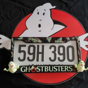 Halloween Personality Myers License Plate Frame