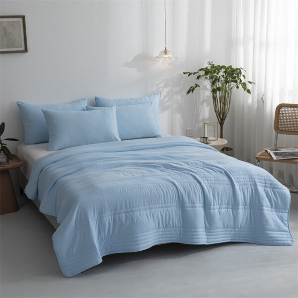 Cooling Blankets Pure Color Summer Quilt Plain Summer Cool Quilt Compressible Air-conditioning Quilt Quilt Blanket – Bild 3