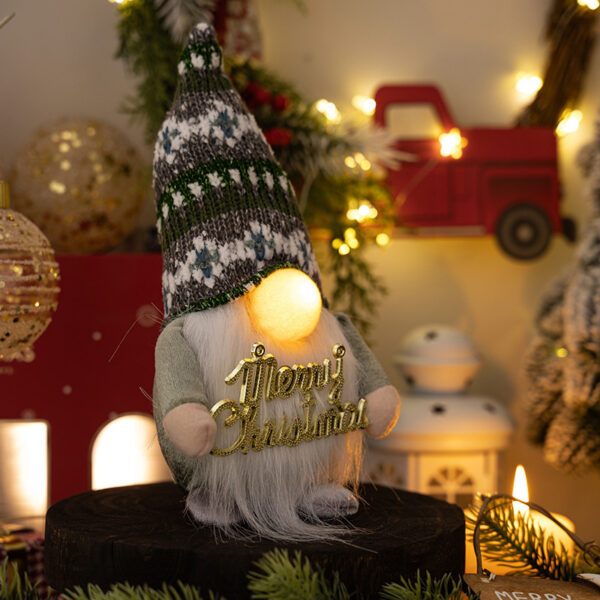 Christmas Decoration Creative Christmas Nose With Lights – Bild 4