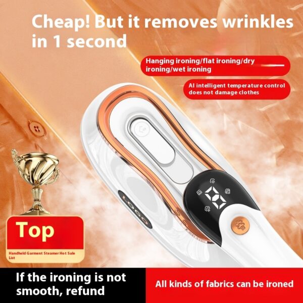 Portable Rotatable Steam Iron Folding Handheld Garment Steamer – Bild 5