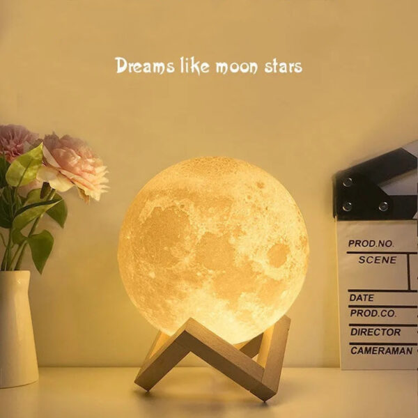3D Printing Moon Night Table Lamp Chinese Valentine's Day Gift – Bild 5