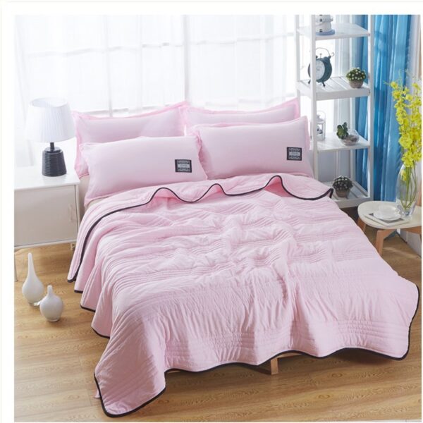 Cooling Blankets Pure Color Summer Quilt Plain Summer Cool Quilt Compressible Air-conditioning Quilt Quilt Blanket – Bild 5