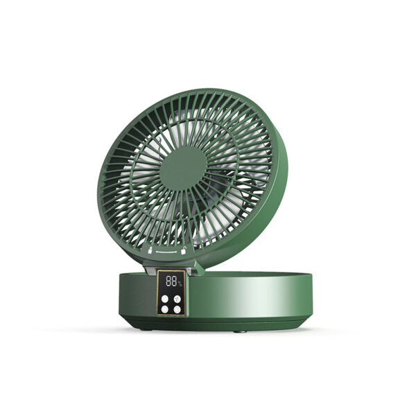 Remote Control Portable Rechargeable Ceiling Usb Electric Folding Fan Night Light Air Cooler Home-appliance Home – Bild 5