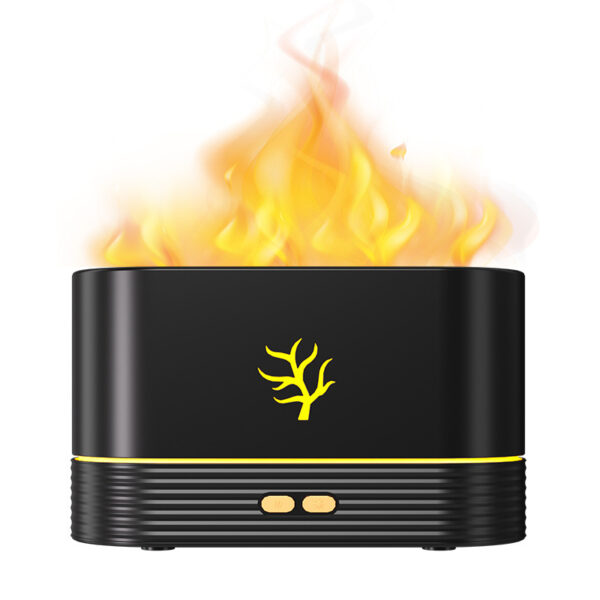Flame Aroma Diffuser Air Humidifier Ultrasonic Cool Mist Maker Fogger Led Essential Oil Flame Lamp Difusor – Bild 6