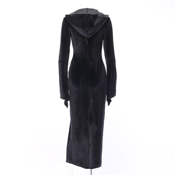 Dark Punk Halloween Velvet Cloak – Bild 7
