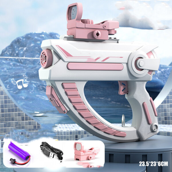 Summer Fully Automatic Electric Water Gun Rechargeable Long-Range Continuous Firing Party Game Kids Gift – Bild 7