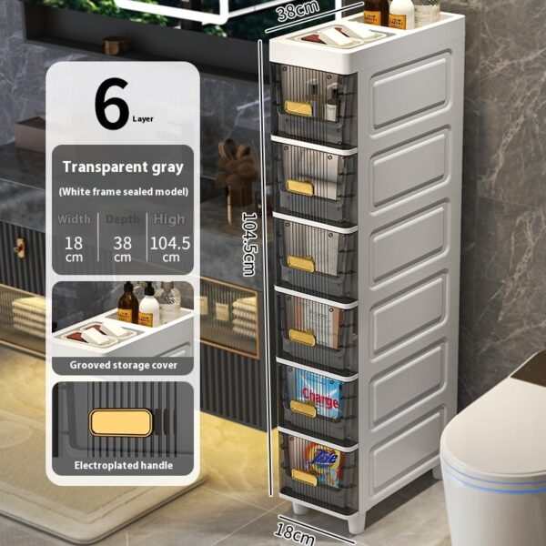 Thickened Storage Cabinet Living Room Snack Home Storage Rack – Bild 5
