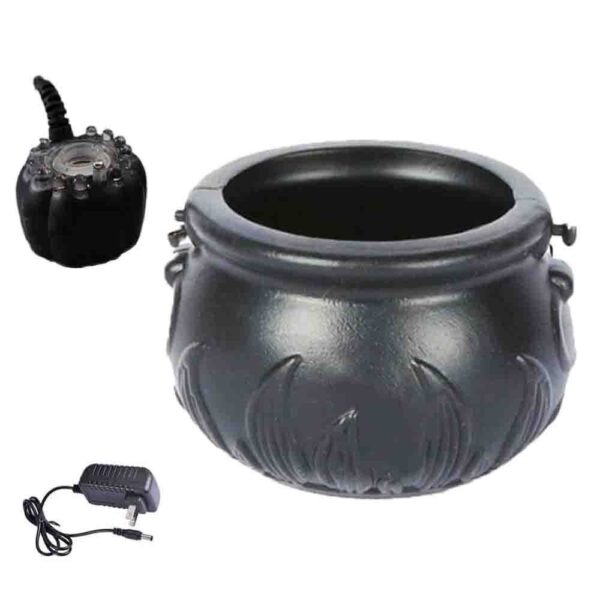 Halloween Pumpkin Smoke Witch Bucket Color Changing Lights – Bild 5