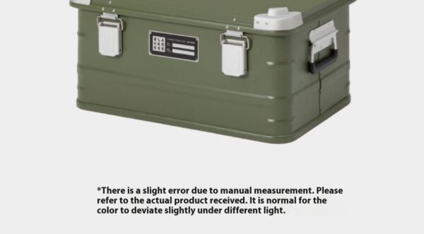 Outdoor Aluminum Alloy Storage Box Camping Metal Portable Vehicle-mounted Wild Camping Equipment – Bild 9
