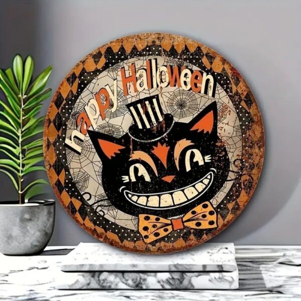 Creative Door Plate Round Halloween Pendant – Bild 3