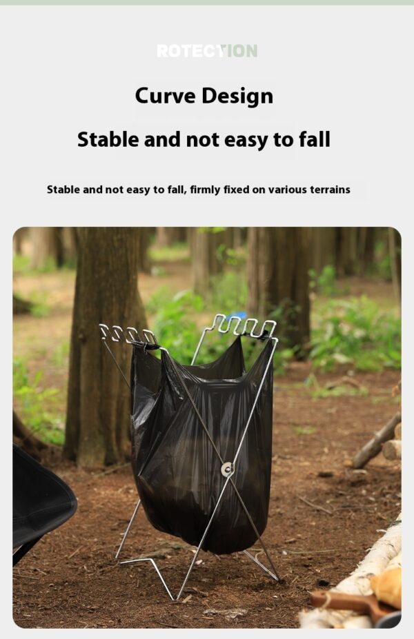 Camping Household Folding Garbage Bag Bracket – Bild 10