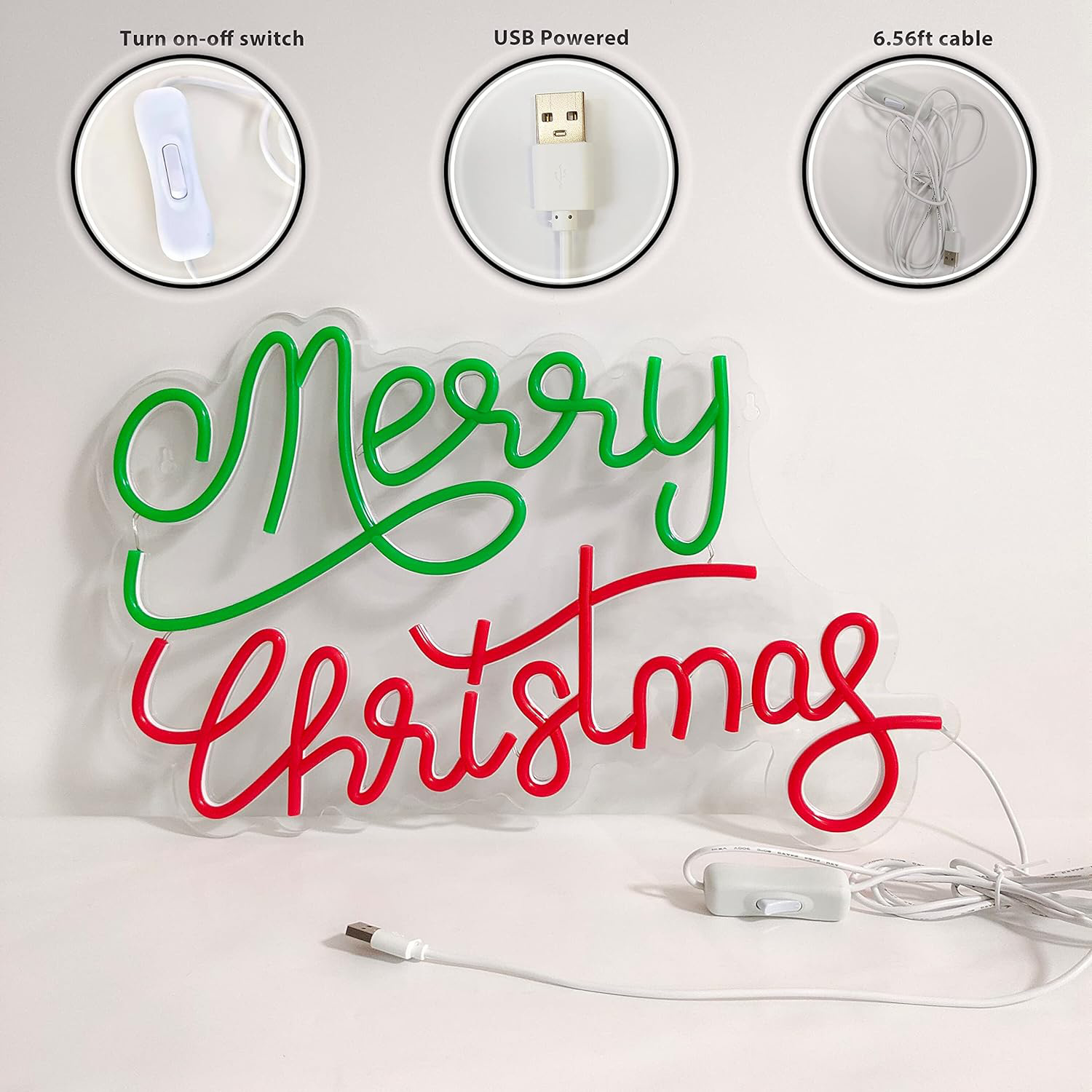 Christmas Decoration Neon LED Signboard