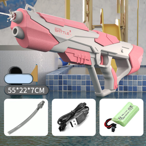 Space Water Gun Electric Automatic Water Absorption Water Fights Toy Outdoor Beach Swimming Pool Bath Toys For Children Kid Gift – Bild 8
