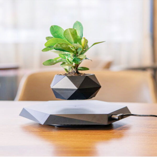 Floating Magnetic Levitating Flower Pot Bonsai Air Plant Pot Planter Potted For Home Office Desk Decor Creative Gift – Bild 8