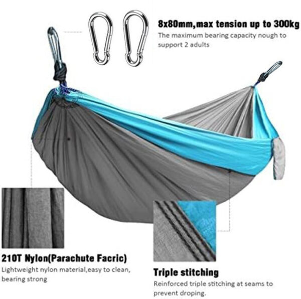 Hammock Outdoor Camping Camping Single Double Parachute Cloth – Bild 4