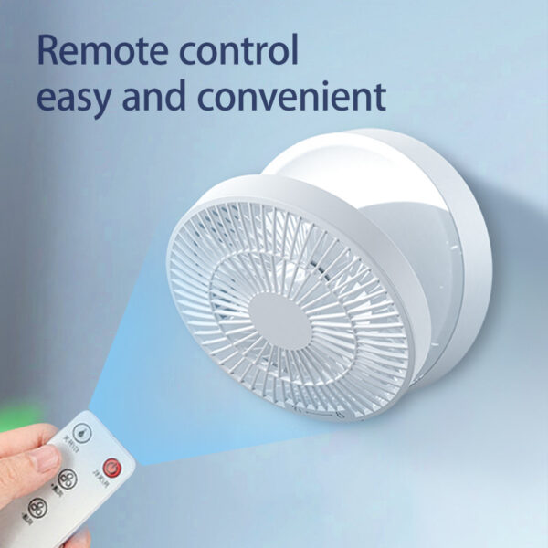 Remote Control Portable Rechargeable Ceiling Usb Electric Folding Fan Night Light Air Cooler Home-appliance Home – Bild 6