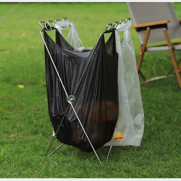 Camping Household Folding Garbage Bag Bracket – Bild 4