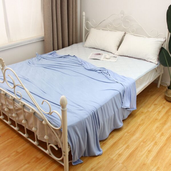 Cooling Blanket Cooling Fiber Absorb Heat Washable Cover Over Blankets Summer – Bild 5
