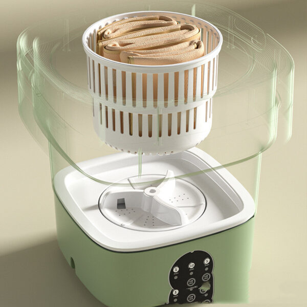 Mini Foldable Washing Machine Portable Mini Socks Underwear Panties Washing Machine Big Capacity 3 Models With Spinning Dry Gadgets – Bild 9