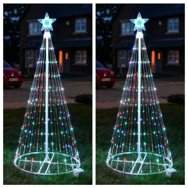 Multi Color LED Animated Outdoor Christmas Tree Lights Christmas Lights Christmas Garden Countryard Decorations – Bild 3