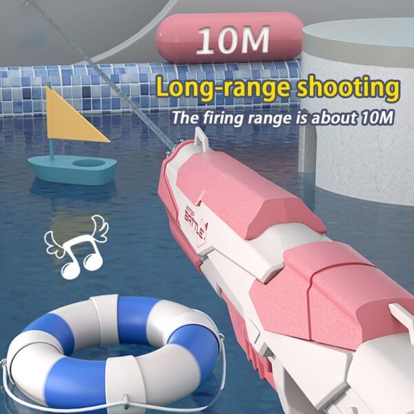 Space Water Gun Electric Automatic Water Absorption Water Fights Toy Outdoor Beach Swimming Pool Bath Toys For Children Kid Gift – Bild 4