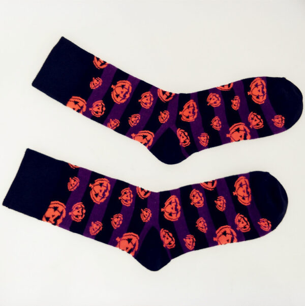 Halloween Cartoon Men's Middle Socks – Bild 8