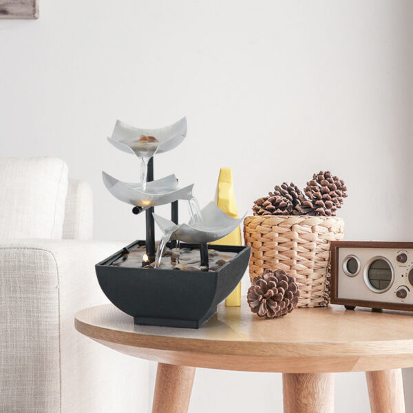 New Home Decoration Flowing Water Ornaments Desktop Fountain Crafts For Home Decor – Bild 5