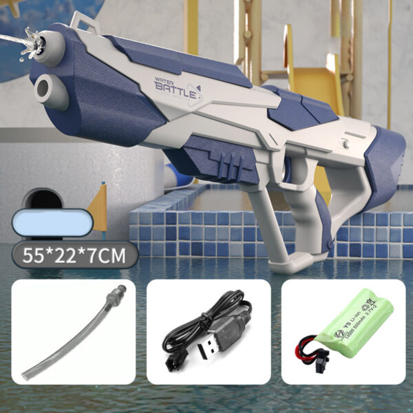 Space Water Gun Electric Automatic Water Absorption Water Fights Toy Outdoor Beach Swimming Pool Bath Toys For Children Kid Gift – Bild 9