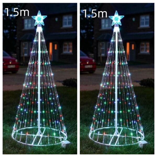 Multi Color LED Animated Outdoor Christmas Tree Lights Christmas Lights Christmas Garden Countryard Decorations – Bild 4