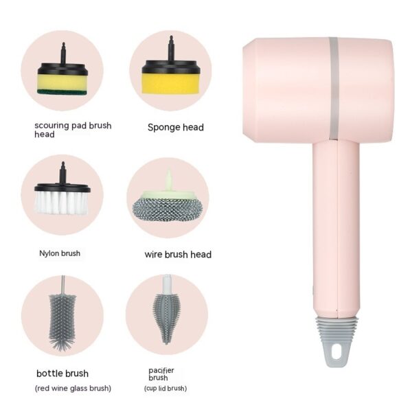 Electric Cleaning Brush Dishwashing Brush Automatic Wireless USB Rechargeable Professional Kitchen Bathtub Tile Cleaning Brushes – Bild 8