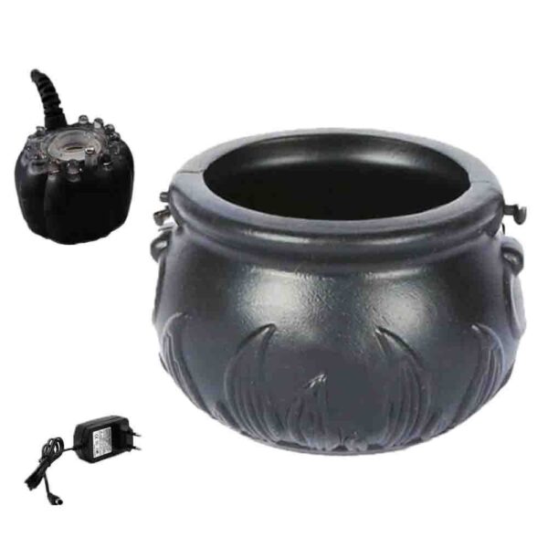 Halloween Pumpkin Smoke Witch Bucket Color Changing Lights – Bild 7