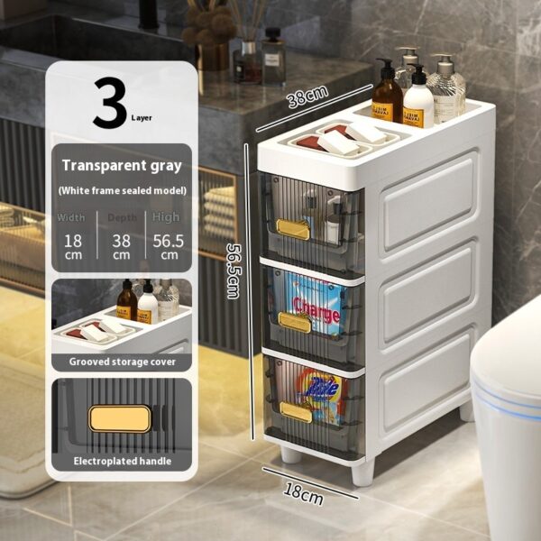 Thickened Storage Cabinet Living Room Snack Home Storage Rack – Bild 8