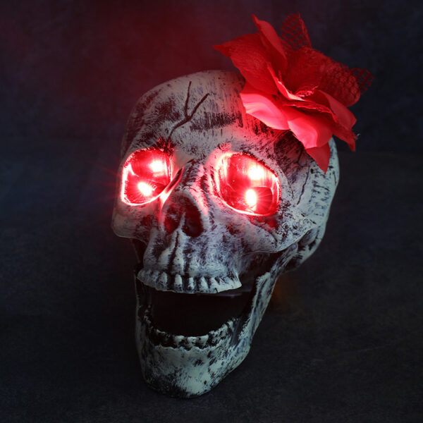 Halloween LED Light Up Skeleton Arm Hand Halloween Party Outdoor Home Garden Yard Lawn Decoration Haunted House Horror Props Halloween Decorative – Bild 10