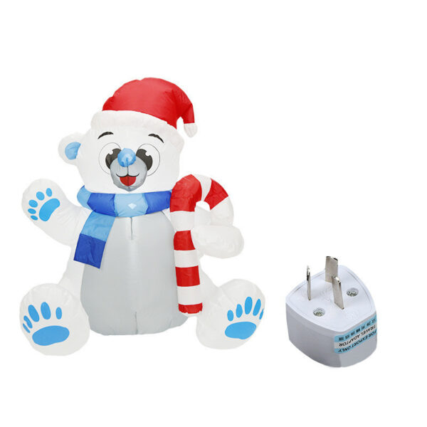 Christmas Inflatable Dog 1.2m Christmas Bear Lighting Decoration – Bild 10
