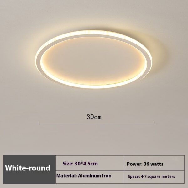 Minimalist Bedroom Ceiling Lamp Home – Bild 3