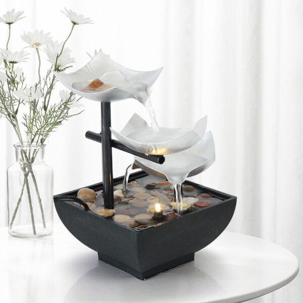 New Home Decoration Flowing Water Ornaments Desktop Fountain Crafts For Home Decor – Bild 7