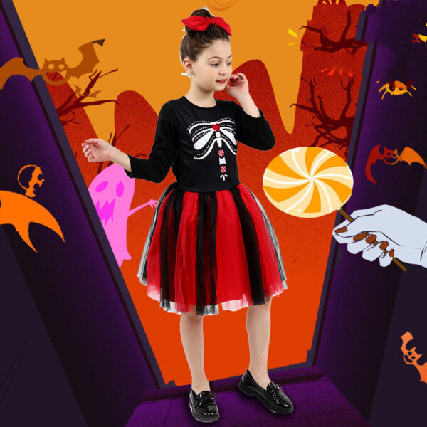 Halloween Costume Child Costume Cosplay Performance Costume Halloween Dress – Bild 4