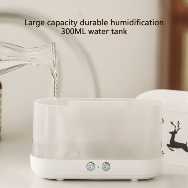 Elk Flame Humidifier Diffuser Mute Household Atmosphere Lamp Christmas Home Decorations – Bild 9