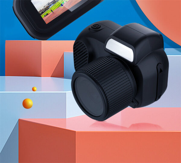 Retro Mini Camera With Screen Indoor Home Outdoor 1080p HD Portable Very Small Camera Video Support Holiday Gifts – Bild 4