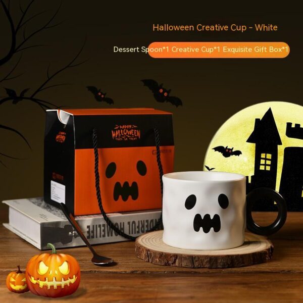 Pumpkin Ceramic Cup Party Favor Ceramic Cups With Handle Portable Cute Halloween Gift Mug Durable Halloween Party Supplies – Bild 4