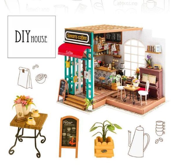 DIY Handmade Model To Assemble A Small House – Bild 4