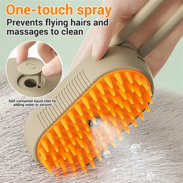 Cat Steam Brush Steamy Dog Brush 3 In 1 Electric Spray Cat Hair Brushes For Massage Pet Grooming Comb Hair Removal Combs Pet Products – Bild 4